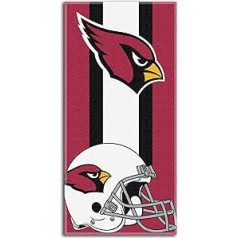 Ziemeļrietumu unisex bērnu oficiāli licencēta NFL Arizonas Cardinals zonas pludmales dvielis, lasāma zona, 30 x 60 collas