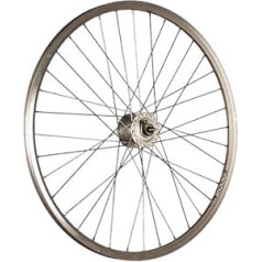 Taylor Wheels 28 collu velosipēda priekšējais ritenis ZAC2000 dinamo DH-3N31 622-19 sudrabs