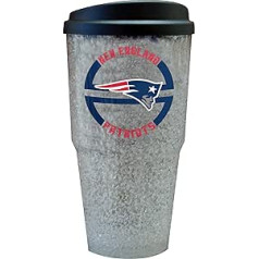 The Northwest Group NFL New England Patriots Crystal Freeze Tumbler ar vāku 680ml