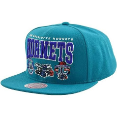 Mitchell & Ness NBA Champ Stack Snapback HWC Charlotte Hornets Teal, violeta