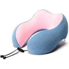 NCRD Travel Pillow - Memory Foam Neck Pillow Support Pillow Compact