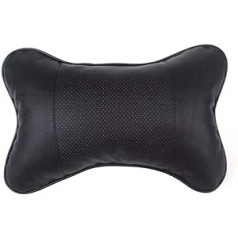 CLCTOIK Universal Car Neck Pillow Leder Atmungsaktives Auto Car Neck Rest Kopfstütze Kissen Pillow Car