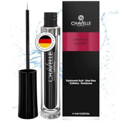 Chavelle Sensation Lash Skropstu serums - Skropstu serums garām skropstām un biezām uzacīm - Intensive Booster Skropstu augšanai un uzacīm - Nesatur parabēnus