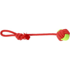 Dingo enerģijas bumba ar rokturi 40cm sarkana un zaļa