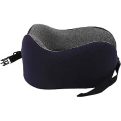 Travel Pillow - Memory Foam Neck Pillow Support Pillow Compact and Lightweight for Camping