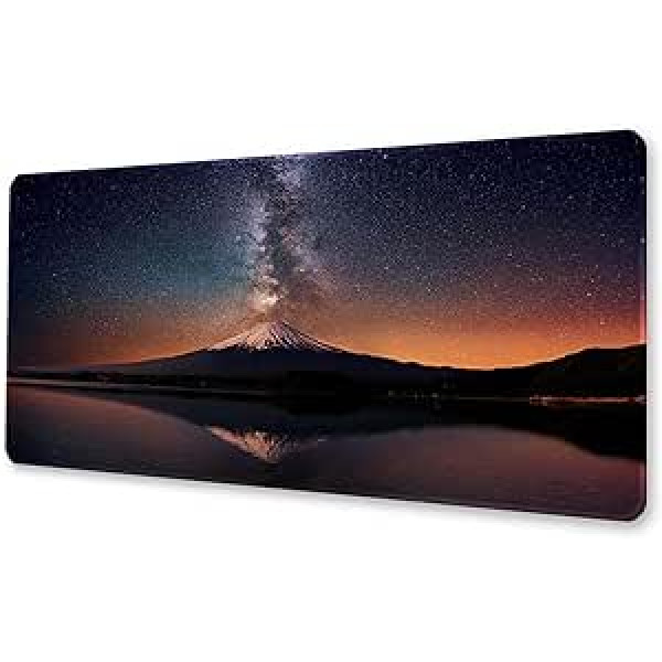 Morain Games Mouse Pad Gaming Large Mousepad Desk Mat Outer Space Big Keyboard Pads Table Accessories for Gaming and Office PC Laptop Computer 300 x 600 x 3 mm