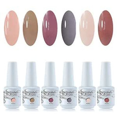 Vishine Gel Nail Polish Starter Kit #C01 6 Piece 8ml