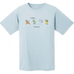 Krekls WICKRON T-Shirt W SCROLS OF CAMPING ANIMALS M Light Blue