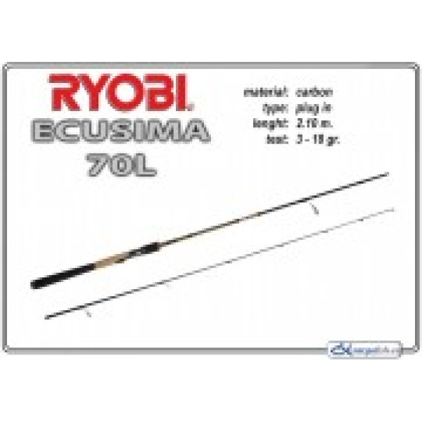 Makšķerkāts RYOBI Ecusima C70L - 210, 3-18