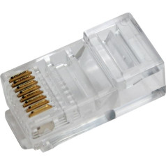Rj45 8p8c utp штекеры для плоских кабелей, 100 шт.
