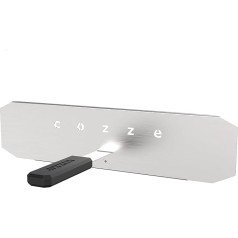 Cozze® Nerūsējošā tērauda picu krāsns durvis - saglabā siltuma efektivitāti, ar karstumizturīgu bakelīta rokturi, lieliski piemērots temperatūras kontrolei