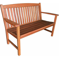 BrackenStyle Boston Garden Bench Wood 130 cm