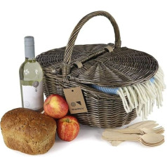 Wrenbury Wicker Picnic Hamper 16