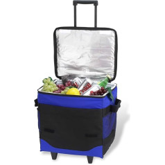 Picknic at Ascot 60 Can Collapsible Insulated Cool Box Royal Blue Heavy Duty One Size Royal Blue