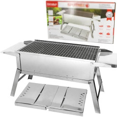 Palyginti SPUTNIK Sulankstomas Mangal Camping Grill Nerūdijančio plieno BBQ Charcoal