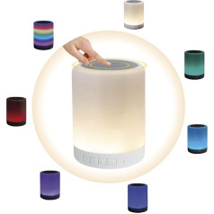 Kooper Touch-Lampe mit integiertem Lautsprecher und bunten LEDs Bluetooth-Lautsprecher Light Music