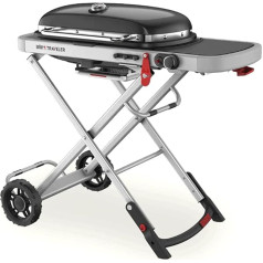 WEBER Traveler LP 9010053 Gāzes grils melns