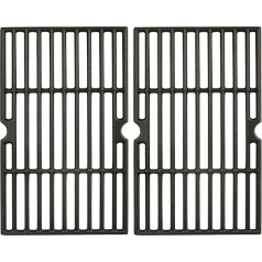 Uniflasy Gusseisen-Grillroste, passend für Char-Griller 1224 1624 1616 3724 Holzkohlegrill, Holzkohlegrill, Seitenbox, Kochgitter, 2 Stück