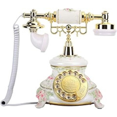 Antique Telephone Classic Vintage Telephone Knob Handset Vintage Landline Landline Telephone Country Style