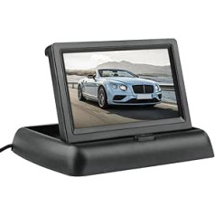 BW 4.3 collu Faltbarer Digital-TFT LCD Auto-hintere Ansicht-Sicherungs-Monitor für Auto-Rückfahrkamera, Auto Rearview Camara, CCTV-Kamera DVD