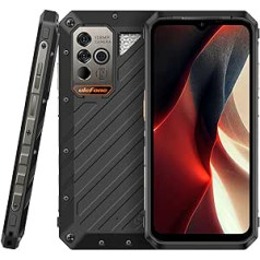 Ulefone Power Armor 18 Ultra 5G āra mobilais tālrunis bez līguma, 108MP kamera, izmērs 7050 24GB + 512GB, tūlītējas lasīšanas termometrs, 6,58 collu 120Hz FHD+, IP68 IP69K Android 13 viedtālrunis, 9600