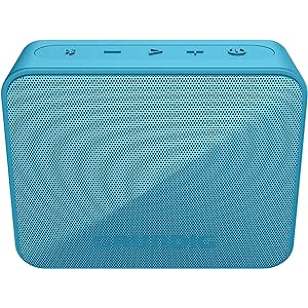 Grundig GBT Solo Blue – Bluetooth skaļrunis, 30 metru diapazons, vairāk nekā 20 stundu atskaņošana, zils