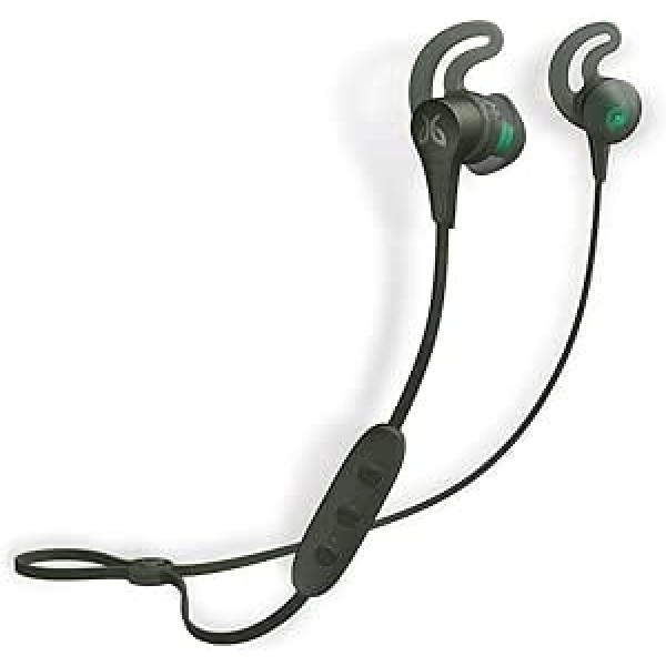 Jaybird X4 Kabellose In-Ear Sport-Kopfhörer ar Mikrofonu, Bluetooth, Anpassbare Audio-Einstellungen und Passform, 8-Stunden Akkulaufzeit, Wasserdicht, Handy/Planšetdators/iOS/Android — Schwarz/Grün