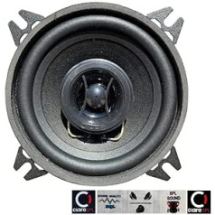 1 CIARE CZ100 Speaker Diffuser 2-Way Coaxial System 10.00 cm 100 mm 4 Inch 30 Watt RMS 80 Watt Max from Vehicle Installation Black 1 Piece + 5 Free Stickers