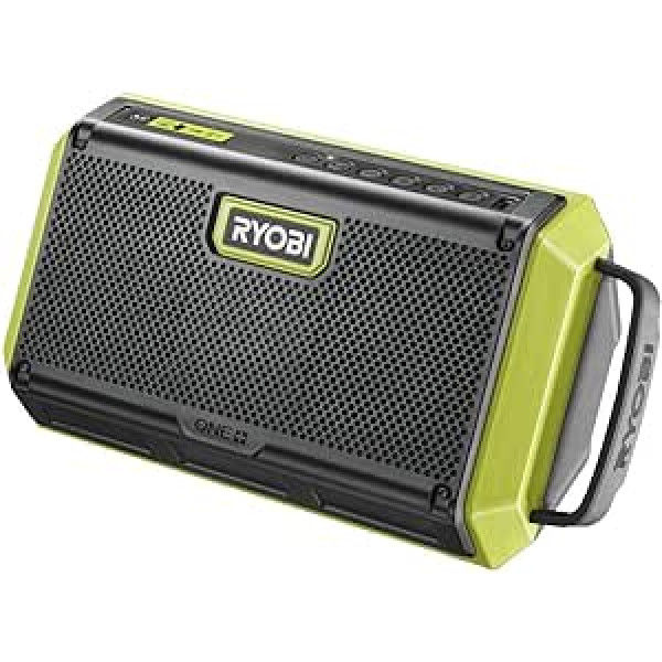 RYOBI 18V ONE+ Battery Bluetooth Box Pro RBT18-0 (1 x 20 W izeja, skaļruņa diametrs 76 mm, bez akumulatora un lādētāja)