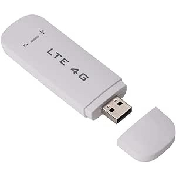 USB WLAN Router, Portable 100 Mbps 4G LTE Modem Network Adapter WLAN Hotspot Stick Use Plug & Play for up to 10 WLAN Users