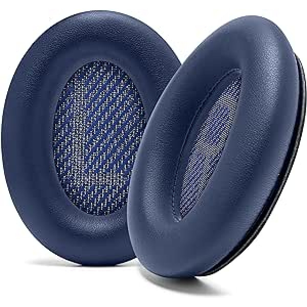 WC Wicked spilveni Īpaši biezi rezerves ausu spilventiņi Bose QC45 (QuietComfort 45) austiņām | Pusnakts zila