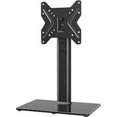 TV Stand Universal Height Adjustable Stand for 19-43 Inch TV Stand LCD LED Flat Screen TV Stand Attachment VESA 200 x 200 Table Stand / Black, Holds up to 45 kg