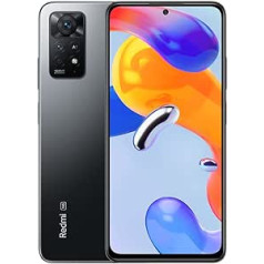 Xiaomi Redmi Note 11 Pro 5G viedtālrunis 128 GB, 6 GB RAM, Dual Sim, grafīta pelēks (atjaunots)