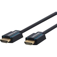 Clicktronic Casual Active HDMI kabelis ar pastiprinātāju, Ultra HD, 3D TV, ARC, 25 m