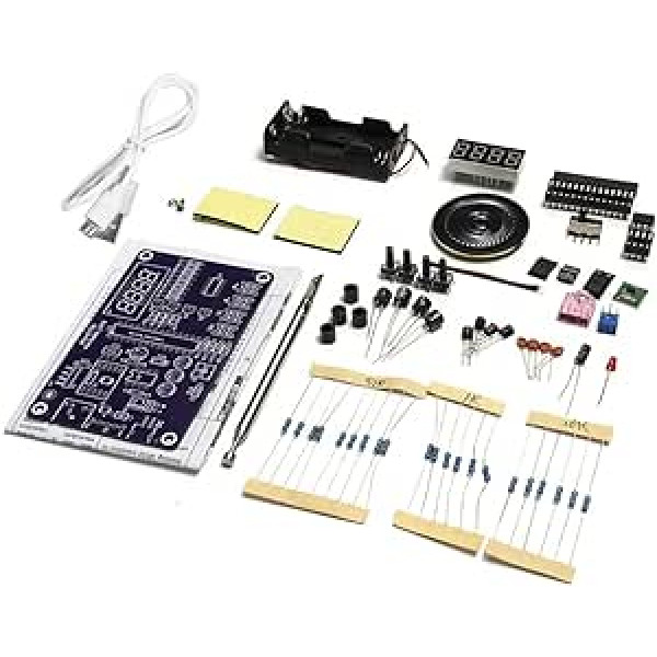 BOFRHME -017A RDA5807S uztvērēja modulis FM radio elektroniskās shēmas DIY daļas Displejs digitālā caurule 87-108MHz korpuss