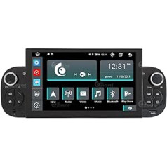 Personalizēts automašīnas radio priekš Fiat Panda Android GPS Bluetooth WiFi USB DAB+ skārienekrāns 6,2 collu 8Core Carplay Android Car