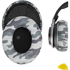 Geekria QuickFit rezerves ausu spilventiņi priekš Turtle Beach Stealth Pro Austiņas Austiņas Austiņas Austiņas Ausu spilventiņi Ausu uzgaļu remonta daļas (Camo) EJZ353-05