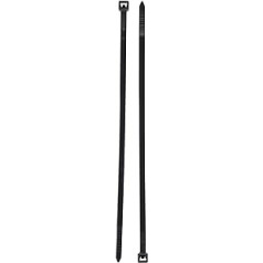 Bulk Hardware bh05931 freigegeben Kabelbinder, 4,8 x 200 mm (3/40,6 x 20,3 cm) – Schwarz, 100 Stück