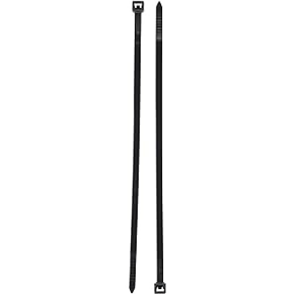 Bulk Hardware bh05931 freigegeben Kabelbinder, 4,8 x 200 mm (3/40,6 x 20,3 cm) – Schwarz, 100 Stück