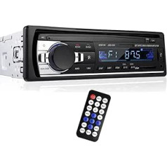 Autoradio Bluetooth In-Armatur Single Din Auto Stereoanlage, Auto-MP3-Player USB/SD/AUX/Wireless, kas iekļauts Aprīkojums no Kidcia