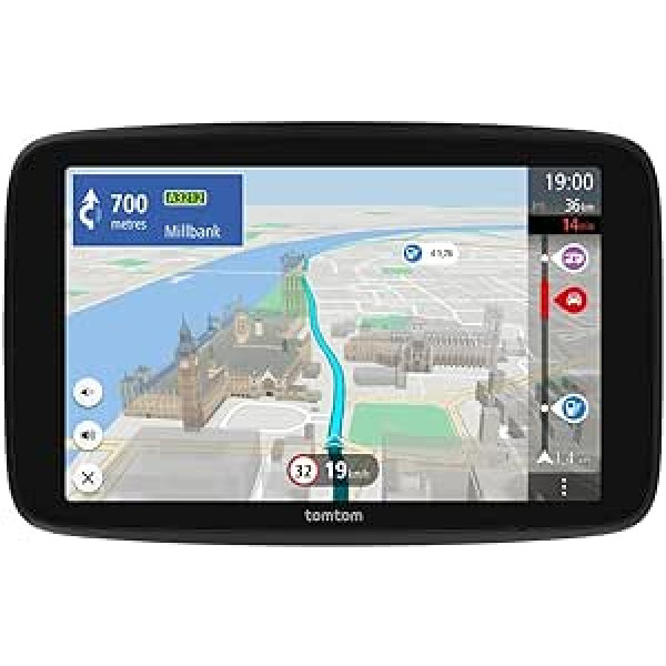 TomTom Camper Navigation GO Camper Max 2. paaudze (7 collu displejs, POI dzīvojamajām mājām un treileriem, atjauninājumi, izmantojot Wi-Fi, TomTom satiksme, veikala transportlīdzekļu profili, pasaules kartes, izvairieties no vides ietekmes