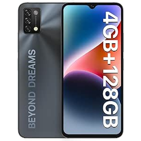 UMIDIGI A11 viedtālrunis bez līguma, 4 GB + 128 GB mobilais tālrunis bez līguma, bērnu mobilais tālrunis ar operētājsistēmu Android 11, 6,53 collu HD+, 16 MP AI kamera, 5150 mAh akumulators, viedais mobilais tālrunis,