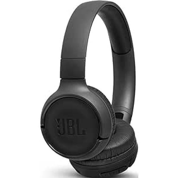 JBL — Tune 560BT bezvadu austiņas, austiņas, 16 stundu tīrs bass, ātra uzlāde, melns