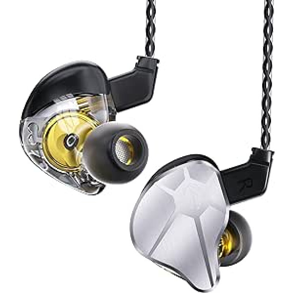 keephifi CCZ BC04 HiFi IEM ausu monitoros, ausīs ievietojamas austiņas ar 1BA un 1DD, vadu, viegls, noņemams 5N OFC kabelis dziedātājam, 2PIN-Z tapas