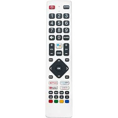 121AV - SHWRMC0133 Remote Control Replace for Sharp Aquos Ultra HD TV 40BL2EA with Netflix Yotube & Prime Video Buttons