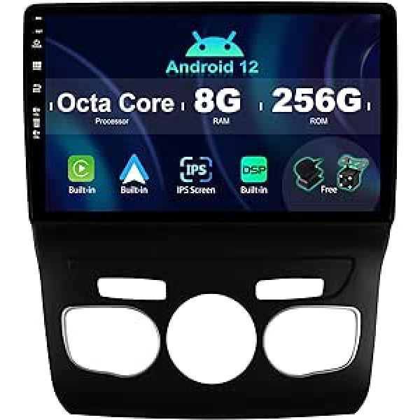 SXAUTO ¦ 8G + 256G ¦ Android 13 IPS automašīnas radio priekš Citroen C4 C4L DS4 (2013-2017) - Iebūvēts Carplay/Android Car/DSP - LED kamera + MIC - DAB stūres vadība Fast Boot 360-CAM WiFi - 2 DIN 10.1