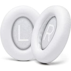 WC Wicked spilveni Uzlabota rezerves ausu spilventiņi Bose 700 trokšņu slāpēšanas austiņām (NC700) - mīkstāka PU āda, luksusa Memory Foam, īpaši biezs, īpaši izturīgs | Balts