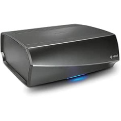 Denon HEOS Multiroom Audio-Streaming Vollverstärker (augstas izšķirtspējas audio, Amazon Music, Spotify Connect, NAS, WLAN, USB, Appsteuerung, Aux-In, Bluetooth, 2x 100 vati) schwarz