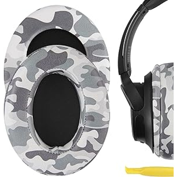 Geekria QuickFit Protein Leather rezerves ausu spilventiņi Sony WH-CH700N, WH-CH710N Austiņām Ausu spilventiņi, Ausu kausu remonta daļas (Camo)