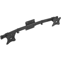 WALI Dual Monitor Wall Mount, Single to Double VESA Mount, Horizontal Mounting Arm for 2 Screens up to 27